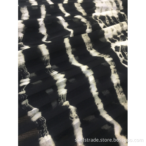 Tissu tissé d&#39;impression de rayure de polyester